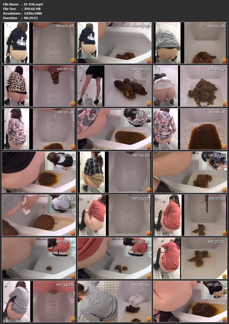 [EE-036] ジェイド 盗覗4カメトイレみまもるウンコ スカトロ 106分