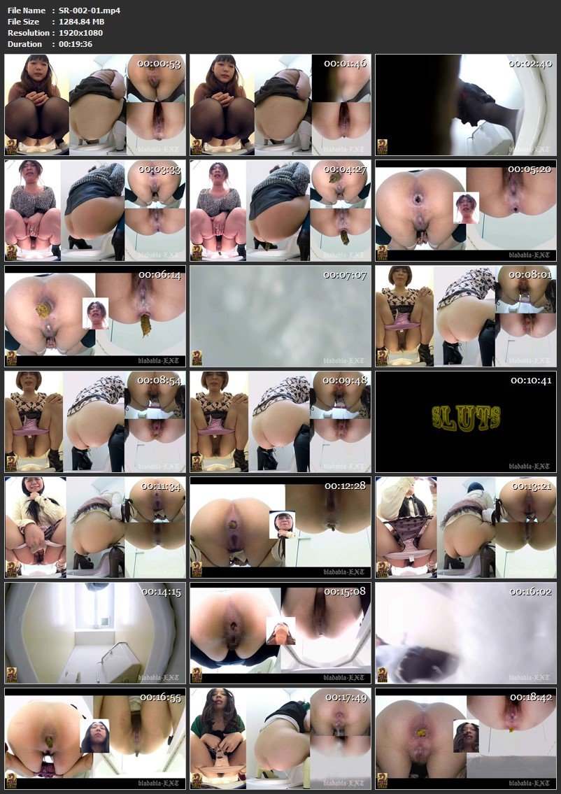 [SR-002] ジェイド 4カメWフルショット　肛門直下うんこ Defecation