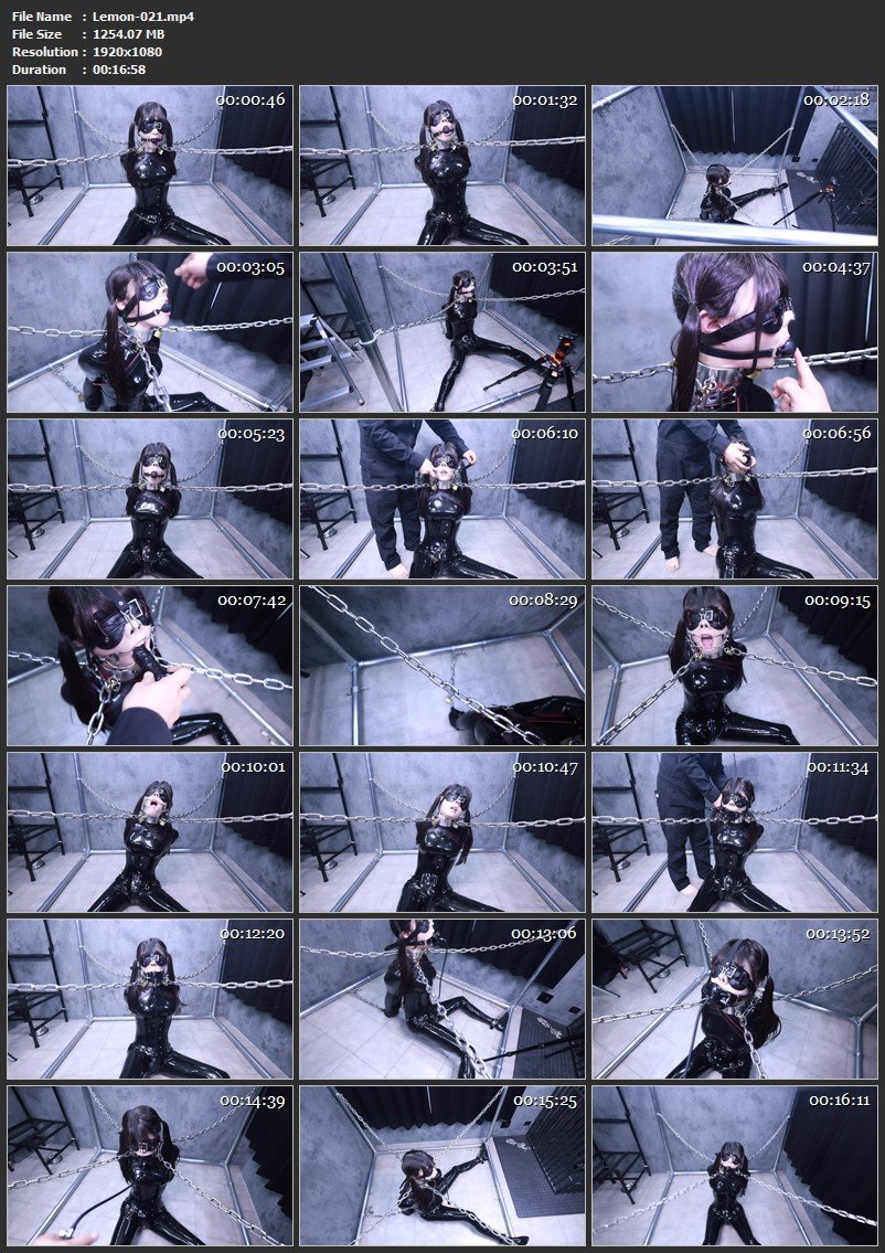 Lemon-021 ラバー拘束目隠し (Rubber Restraint Blindfold)