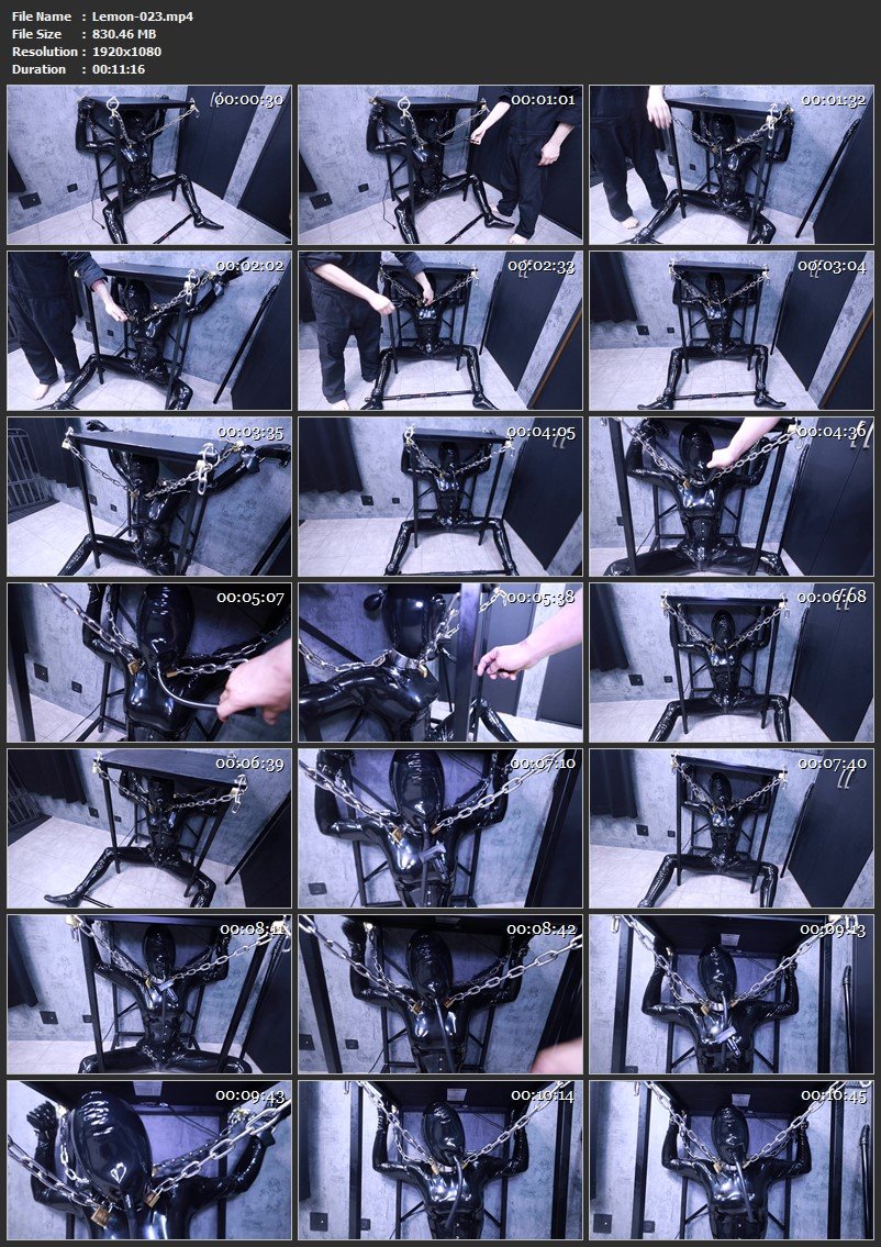 Lemon-023 ラバー窒息テーブル (Rubber Suffocation Table)