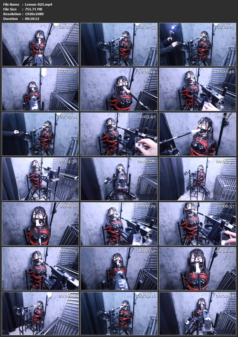 Lemon-025 ラバー緊縛イラマ (Rubber Bondage Deep Throat)