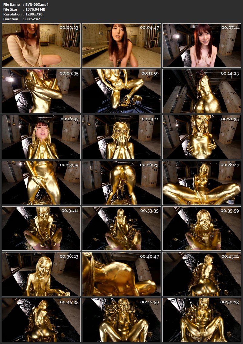 [BVR-003] Hatano Yui Gold Powder VR Close Contact With Yui Hatano Golden With Complete Subjectivity Bermuda VR Blow