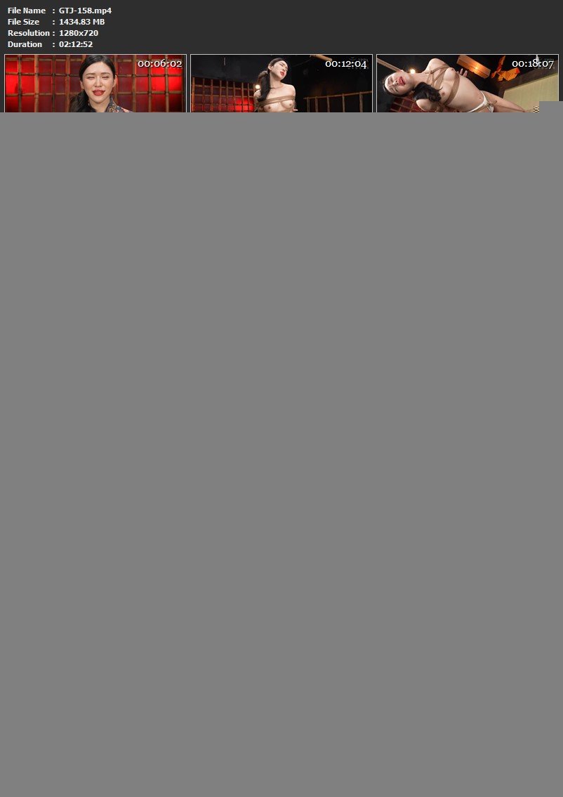 GTJ-158 Shiomi Akari 緊縛ラプソディー Humiliation Gold TOHJIRO Label 2025-02-18