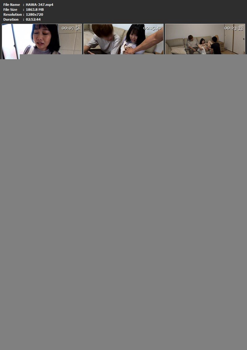 HAWA-347 〇ポケースの人妻 ○○さん Deep Throating Kosumosu Eizou Creampie 2025-02-20